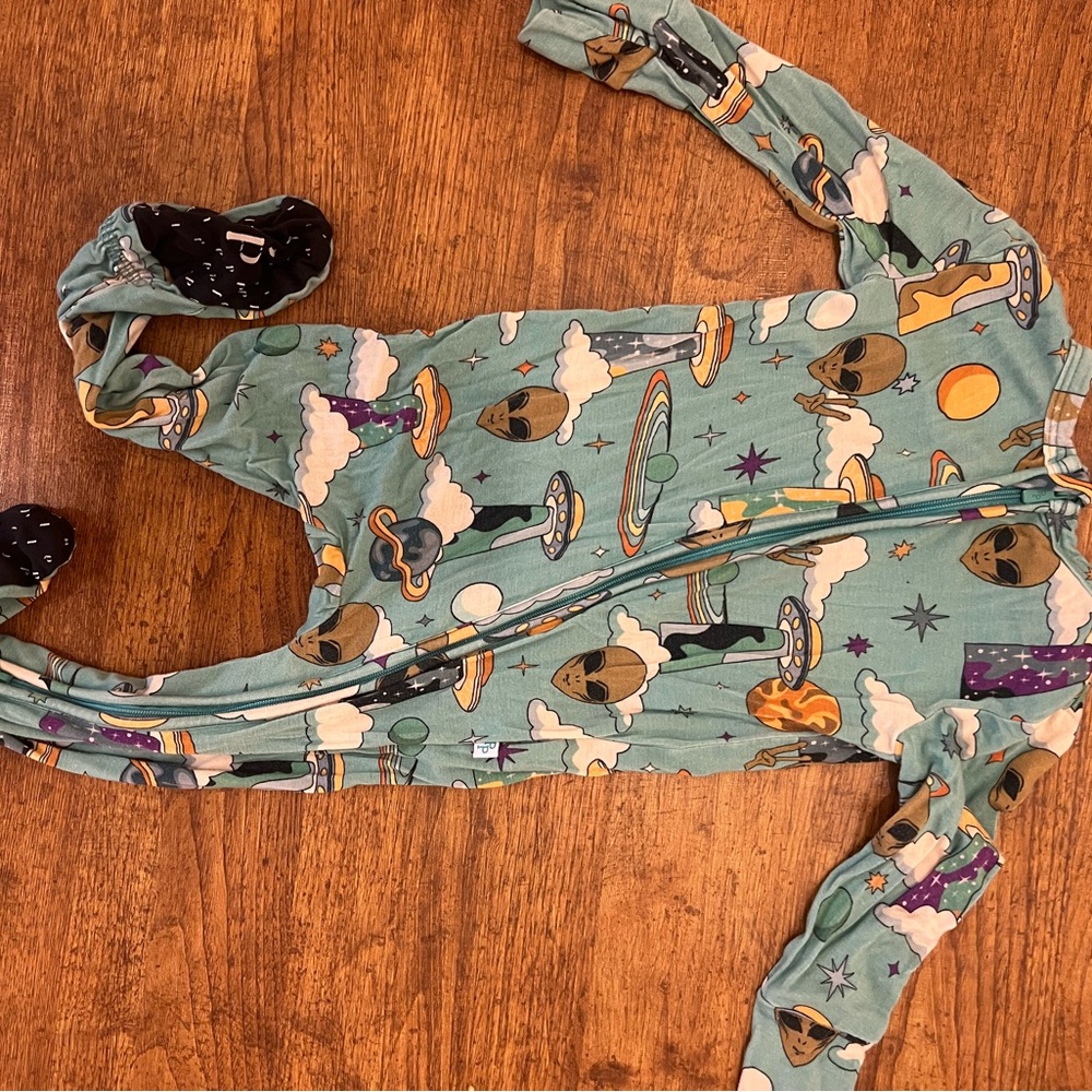 Space-Themed Baby Onesie